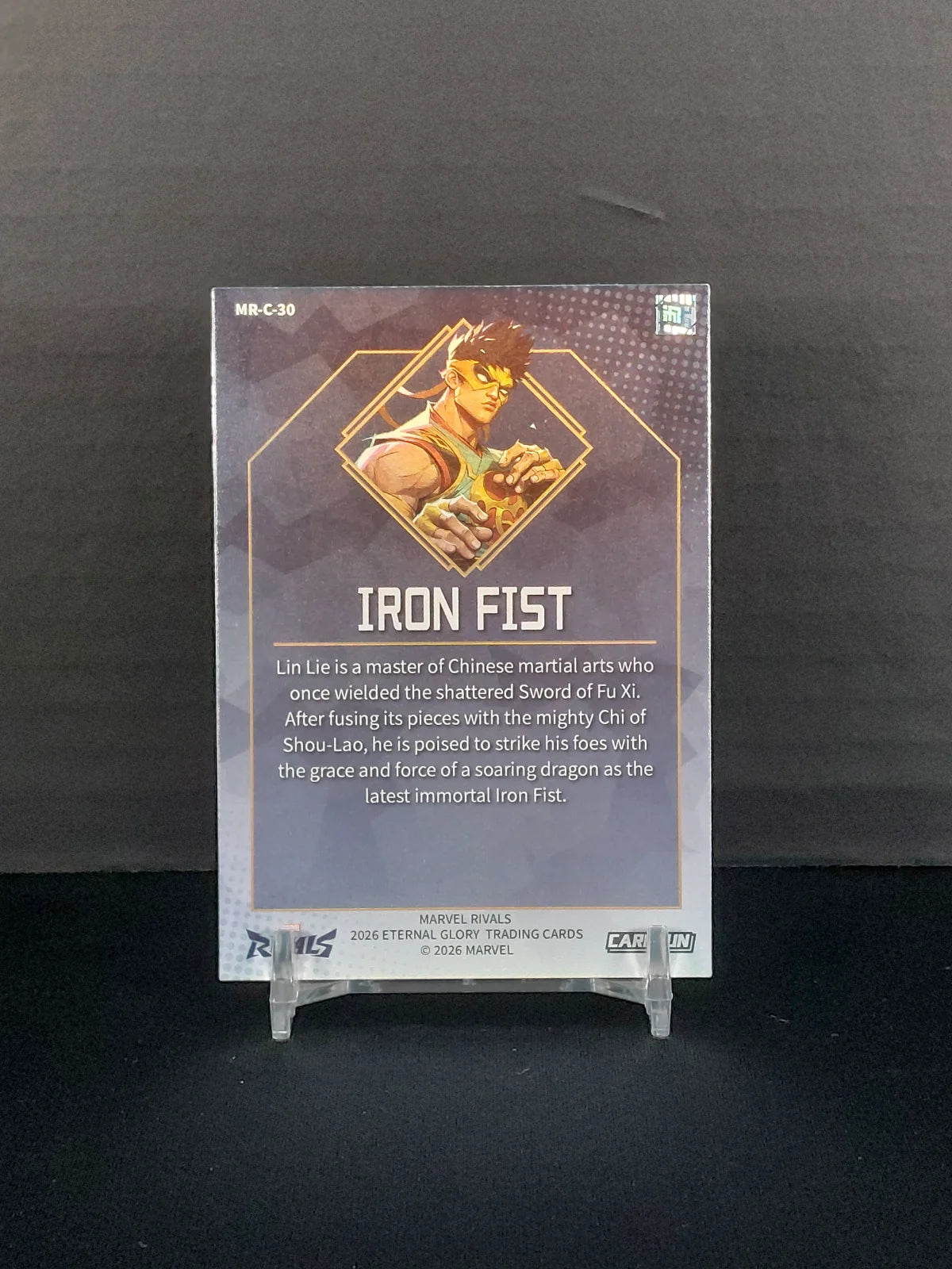 IRON FIST #MR-C-30 - 2026 CardFun Marvel Rivals: Eternal Glory, Hero Roles Series