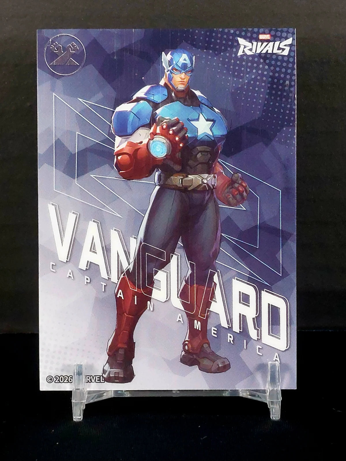 CAPTAIN AMERICA #MR-C-02 - 2026 CardFun Marvel Rivals: Eternal Glory, Hero Roles Series