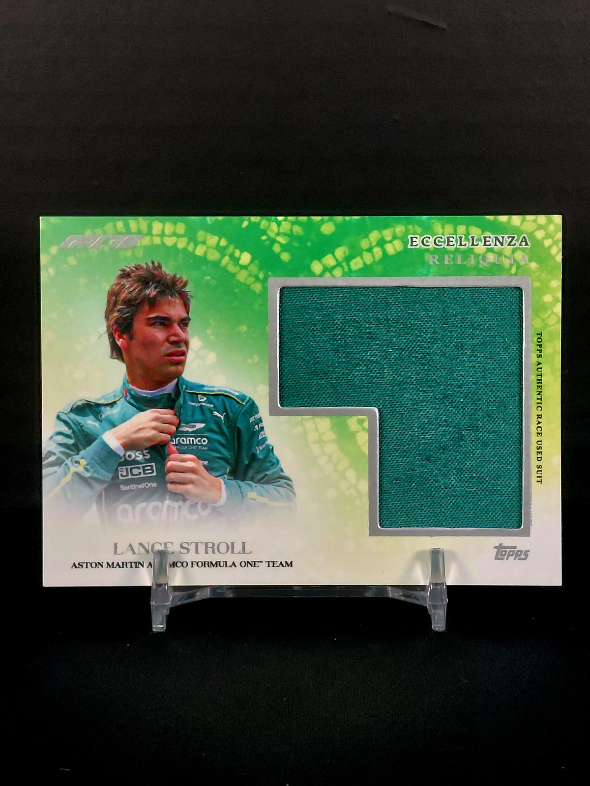 LANCE STROLL (RU MEM) - 2025 Topps F1 Eccellenza, Reliquia RU Relic