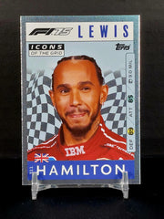 LEWIS HAMILTON #311 - 2025 Topps Turbo Attax, Icons of The Grid (UK Edition)