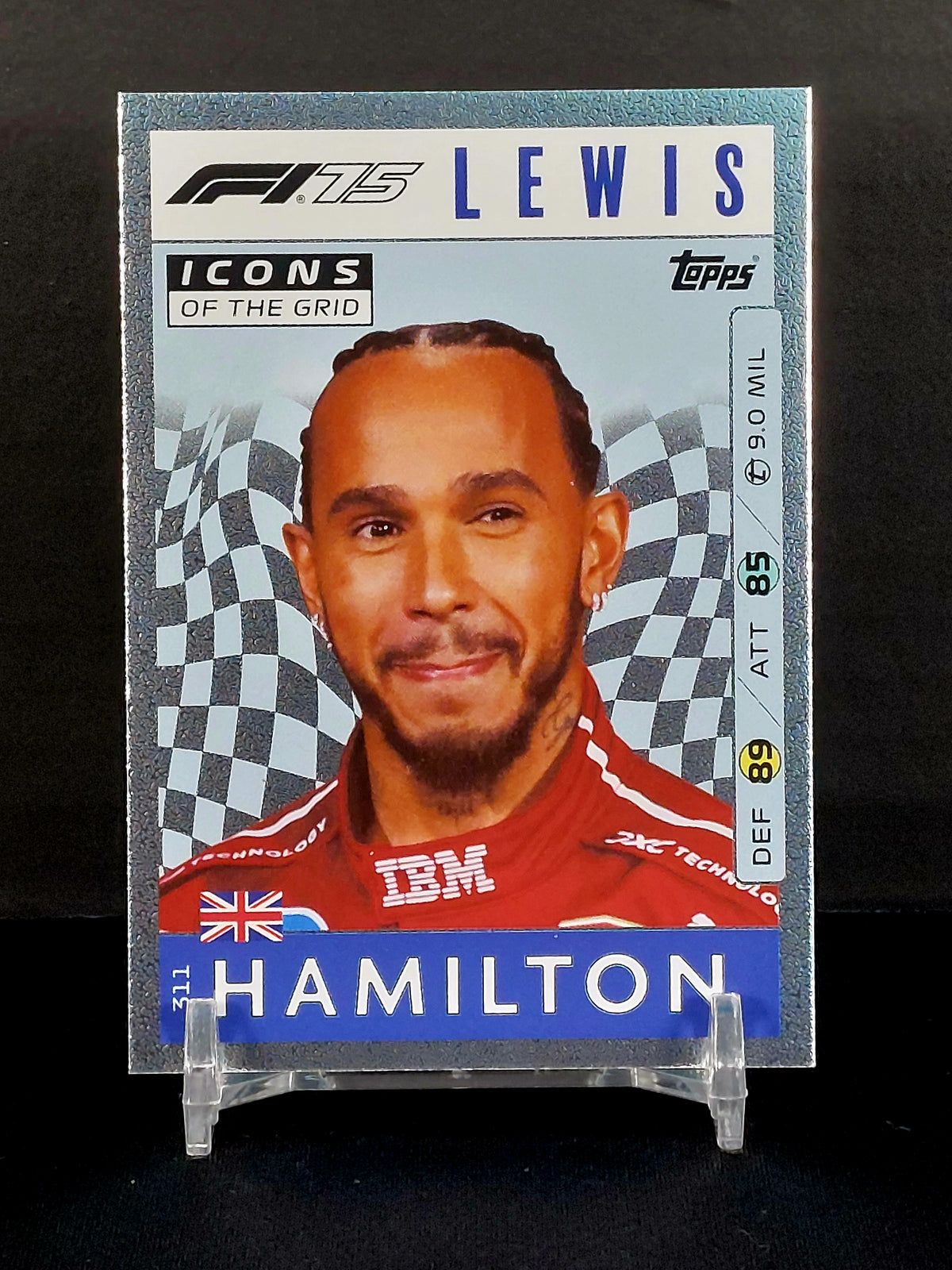 LEWIS HAMILTON #311 - 2025 Topps Turbo Attax, Icons of The Grid (UK Edition)