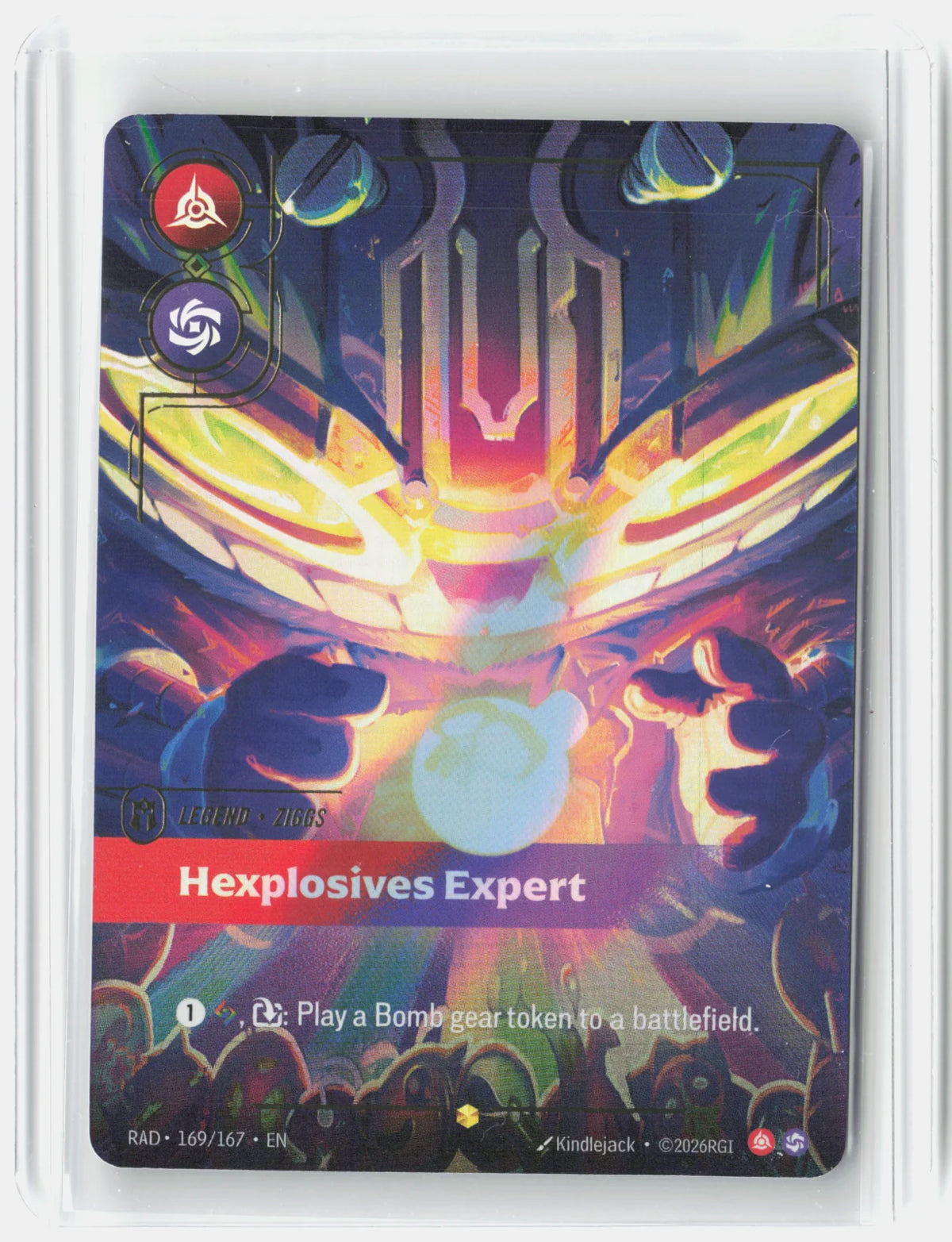 Ziggs, Hexplosives Expert (Overnumbered) 169/167 (Radiance)