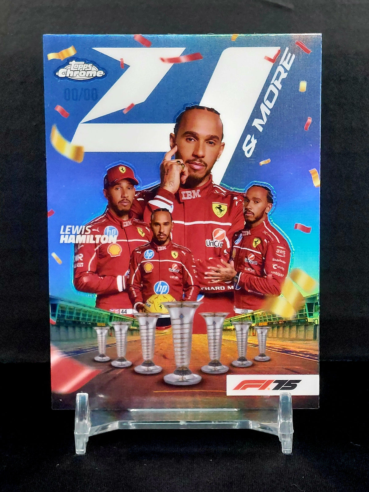 LEWIS HAMILTON #4N-2 - 2025 Topps Chrome F1, 4 & More