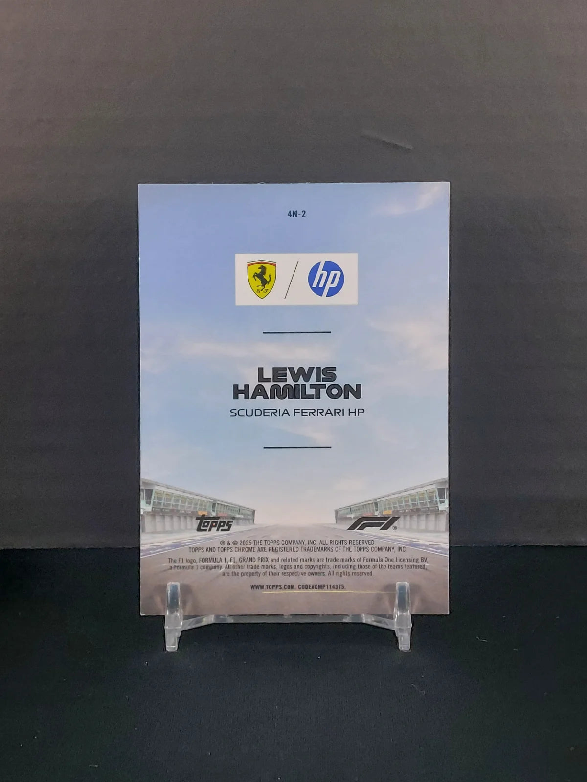 LEWIS HAMILTON #4N-2 - 2025 Topps Chrome F1, 4 & More