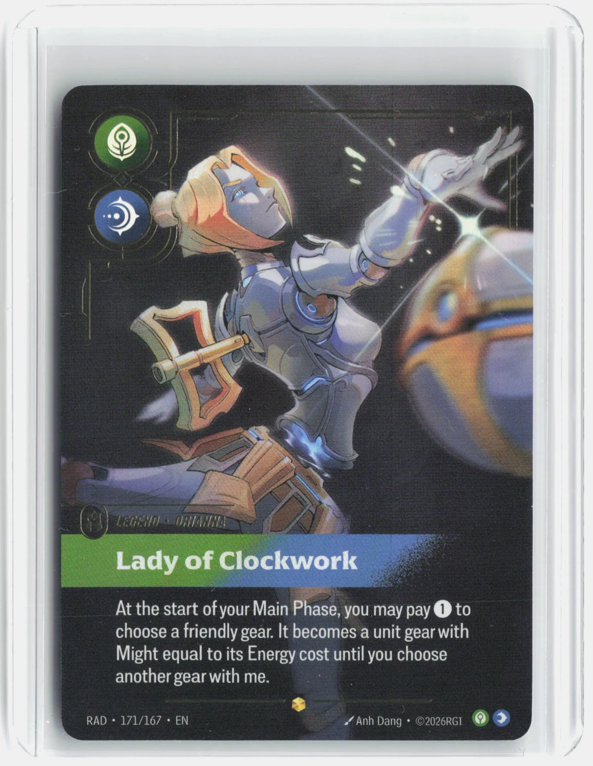 Orianna, Lady of Clockwork (Overnumbered) 171/167 (Radiance)