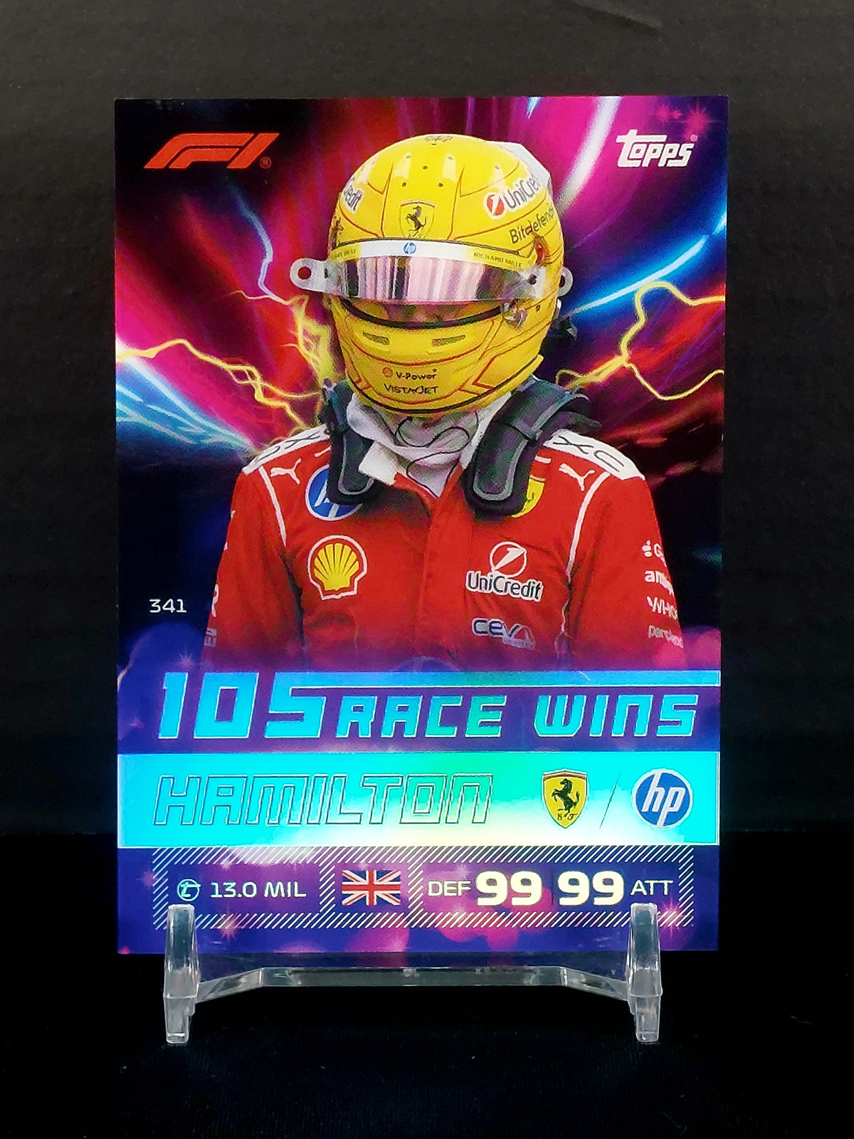 LEWIS HAMILTON (SP) #341 - 2026 Topps Turbo Attax F1, 105 Race Wins (SP)