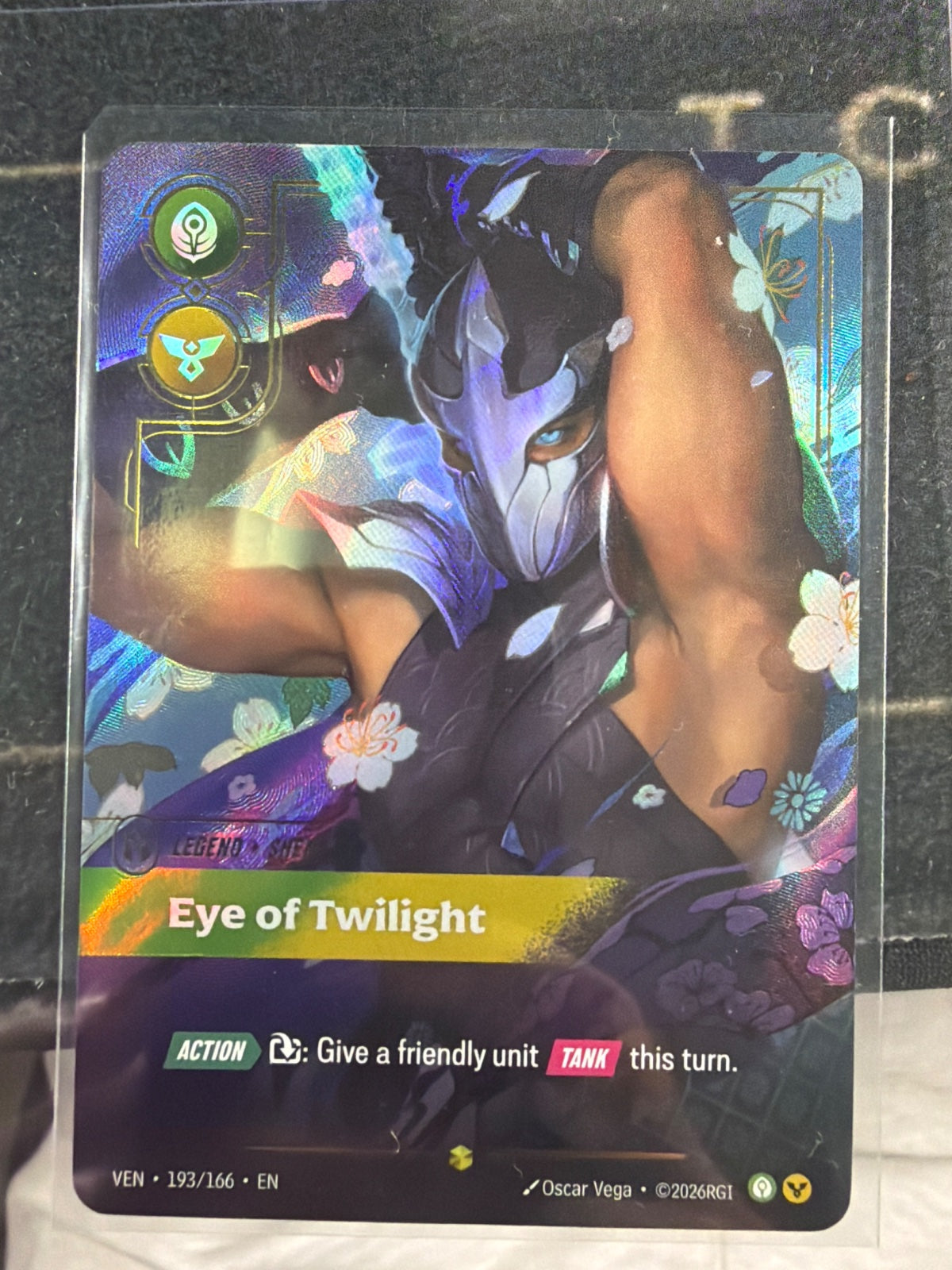Riftbound League of Legends Vendetta Shen Eye of Twilight (Overnumbered) 193/166