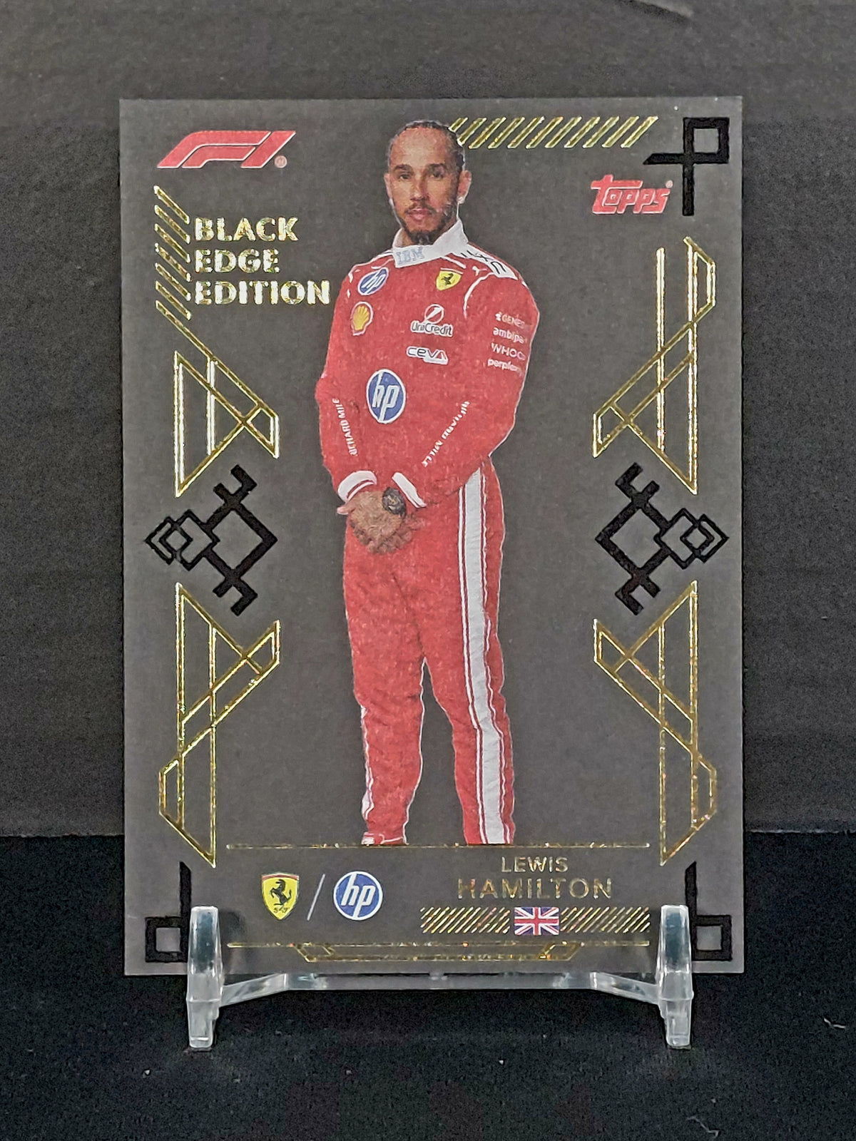 LEWIS HAMILTON #302 - 2026 Topps Turbo Attax F1, Black Edge Edition