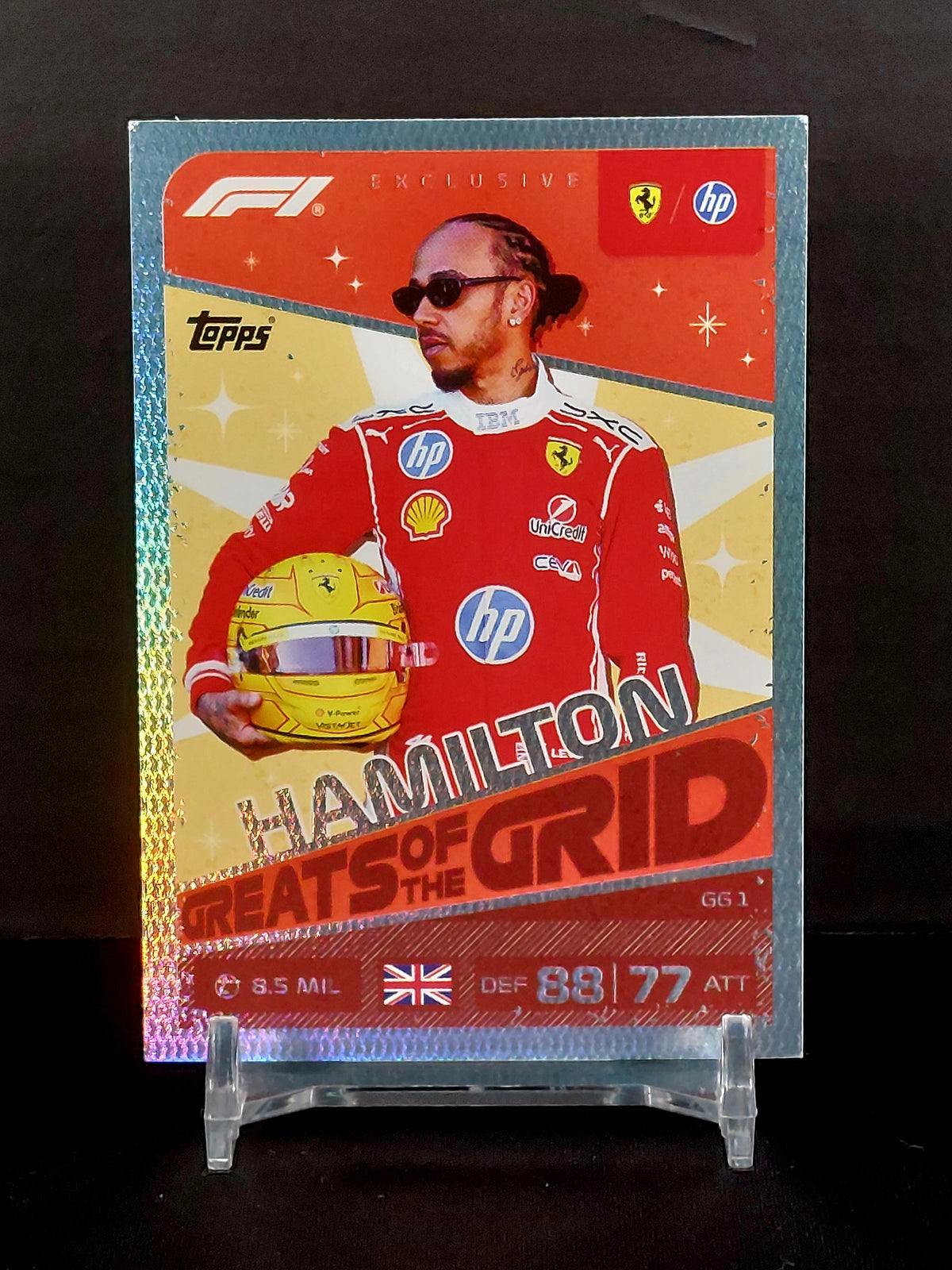 LEWIS HAMILTON #GG-1 - 2026 Topps Turbo Attax F1, Greats of The Grid (MEGA Tin Excl.)