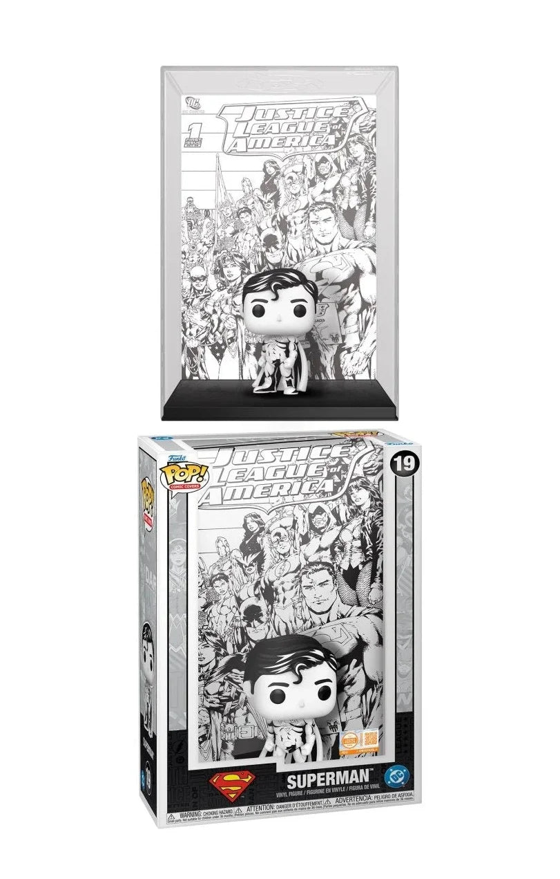 Funko POP! Comic Cover - Justice League of America Superman (Sketched) #19 LE 750 Pcs Grail Limited Edition Exclusive