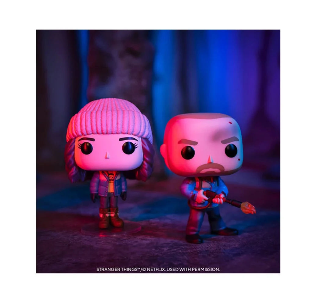 Funko POP! Stranger Things - Joyce & Hopper Bundle #1253 #1254 Funko Shop Exclusive