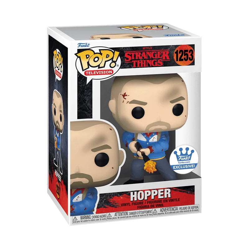 Funko POP! Stranger Things - Joyce & Hopper Bundle #1253 #1254 Funko Shop Exclusive