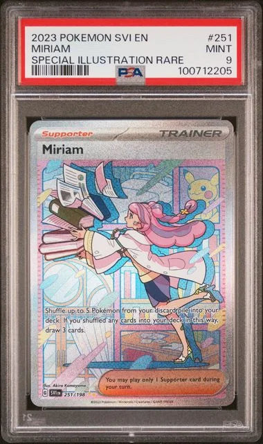 Miriam 251/198 (Scarlet & Violet Base Set) — PSA 9