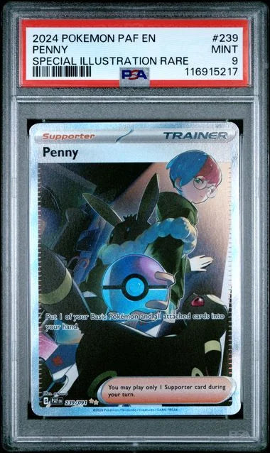 Penny 239/091 (Paldean Fates) — PSA 9