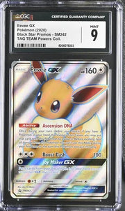 Eevee GX SM242 (Sun & Moon Promo) — CGC 9