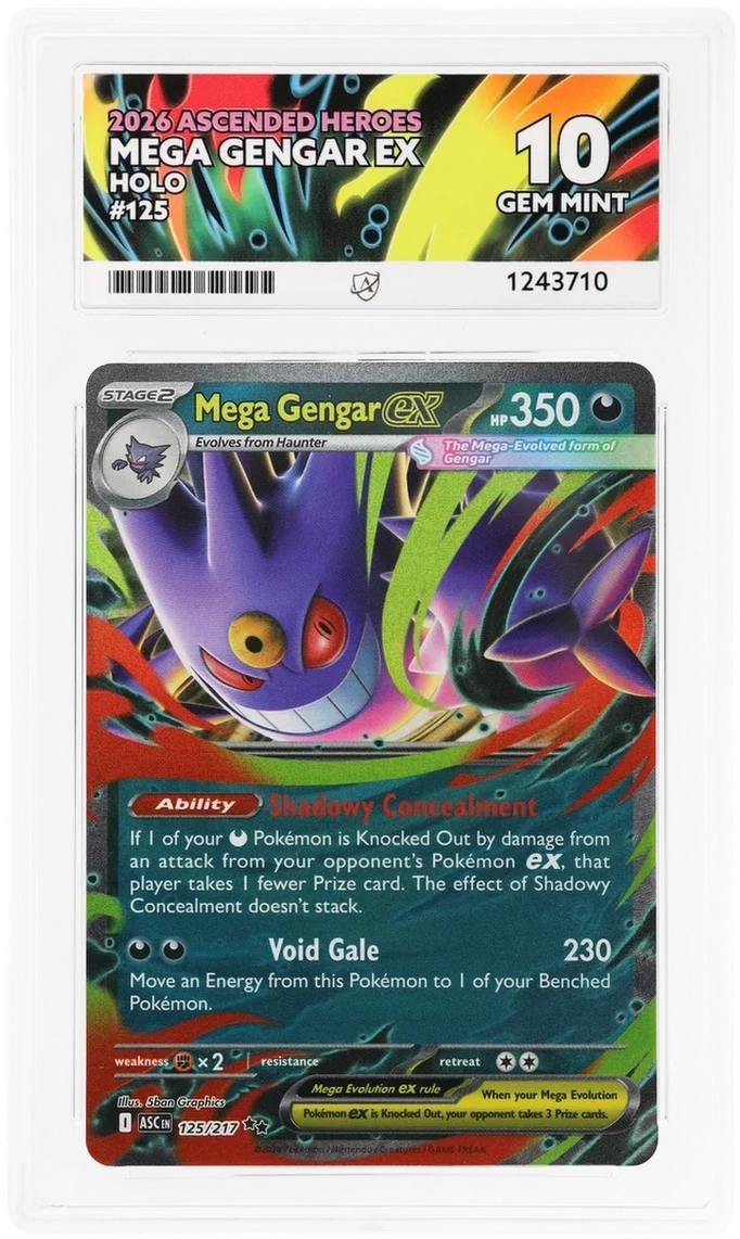Mega Gengar ex 125/217 (Ascended Heroes) — ACE 10