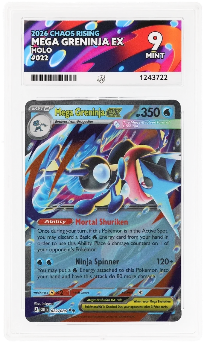 Mega Greninja ex 022/086 (Chaos Rising)