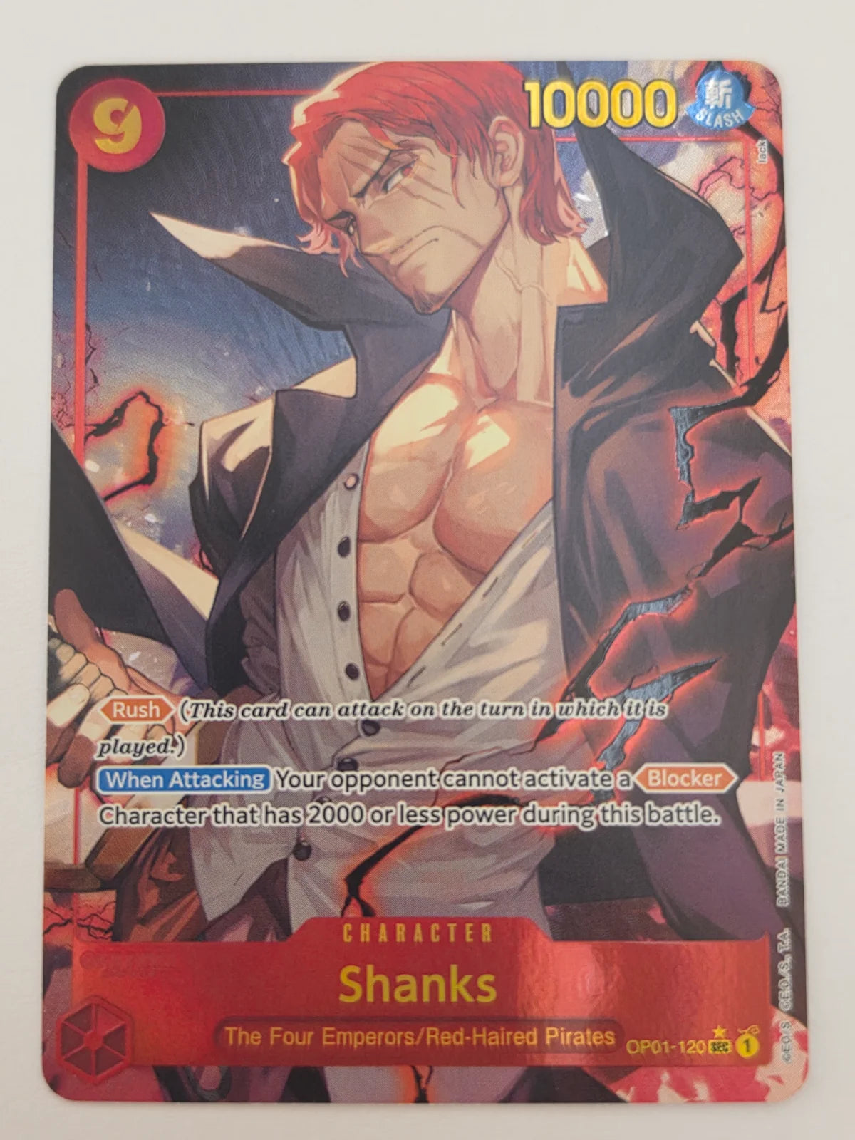 Shanks (OP01-120) (Alternate Art) (Premium Booster)