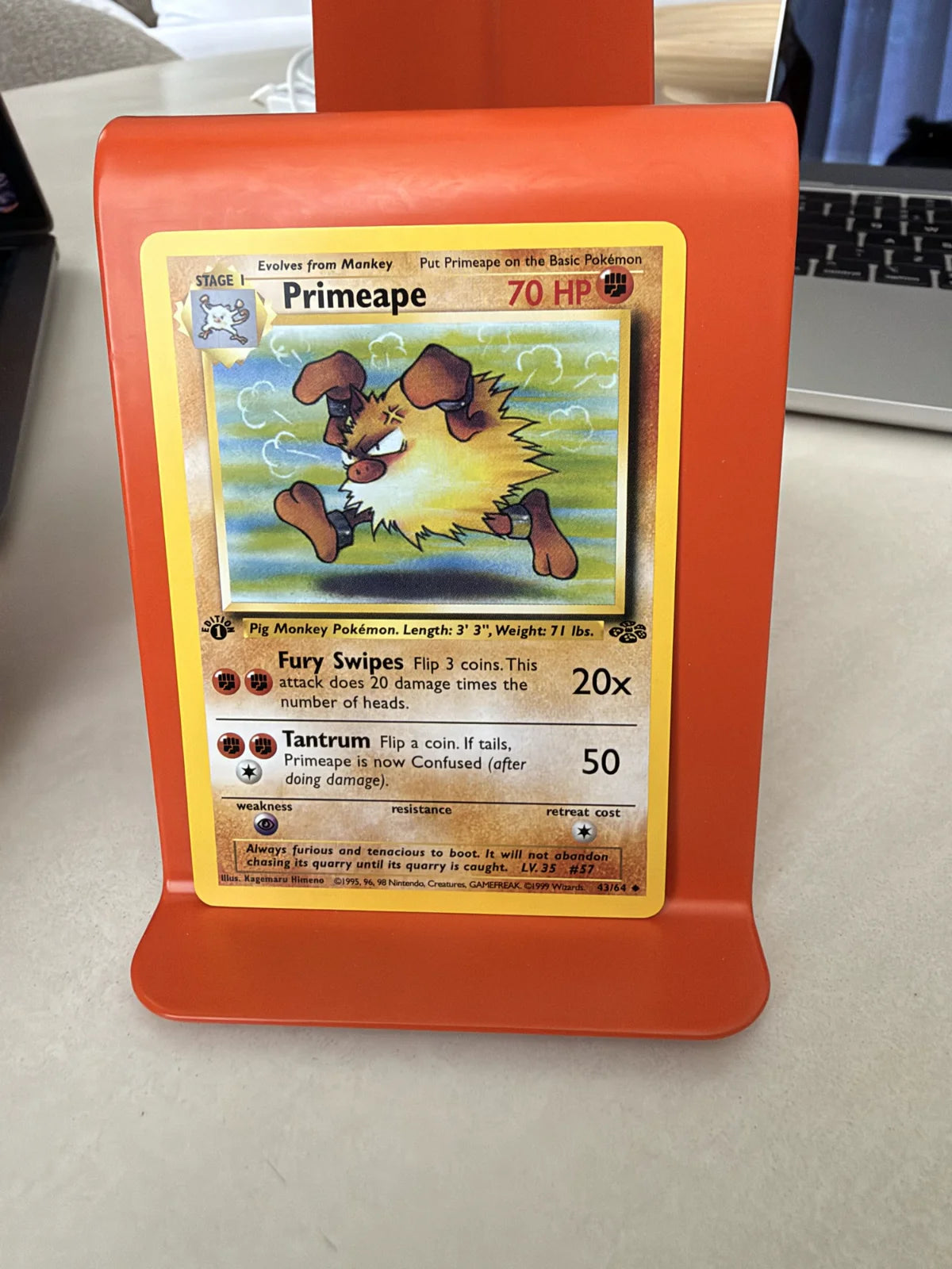 Primeape 43 · Jungle - 1st Edition Vintage