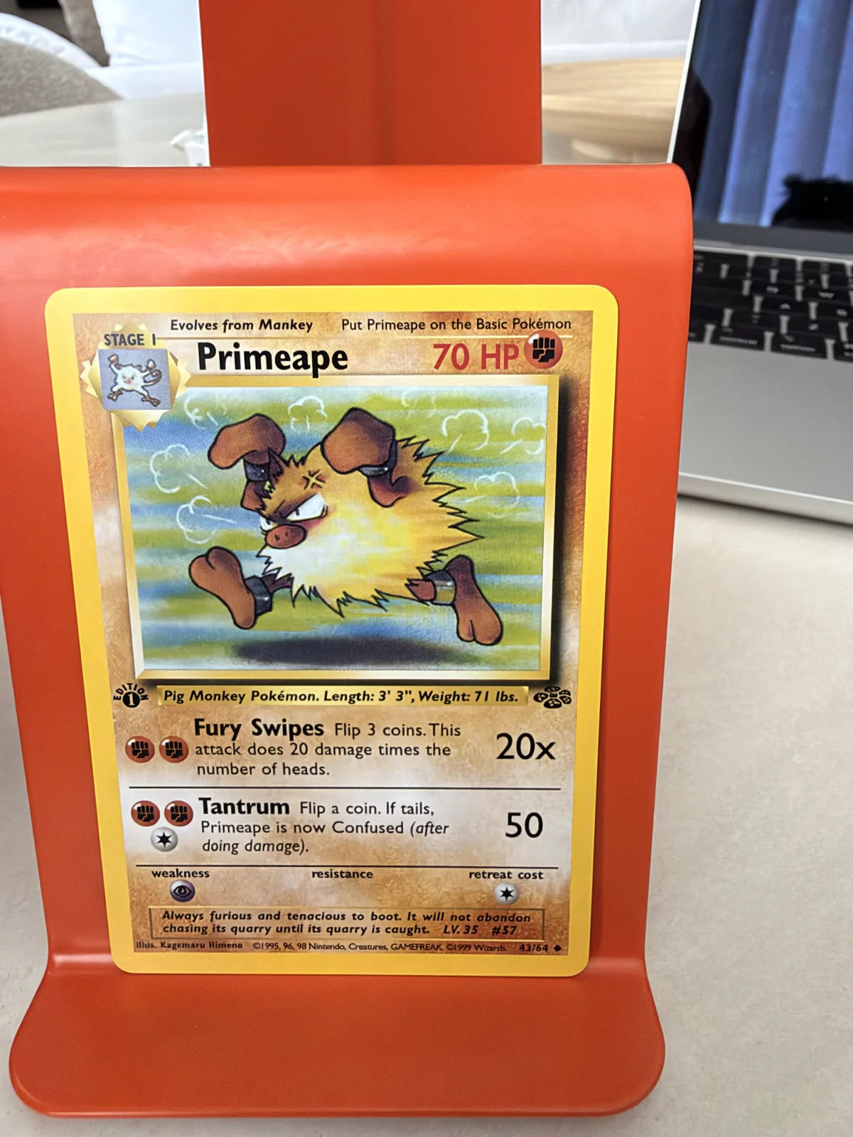 Primeape 43 · Jungle - 1st Edition Vintage