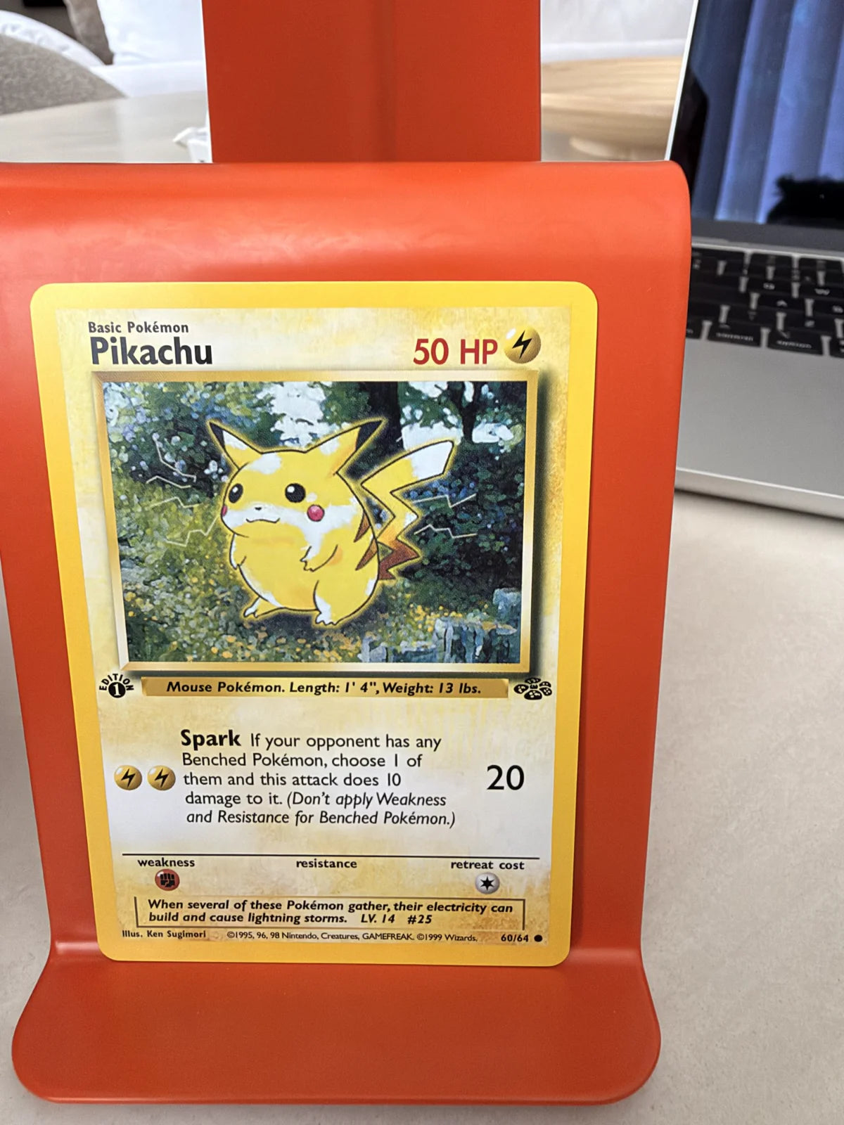 Pikachu 60 · Jungle - 1st Edition Vintage