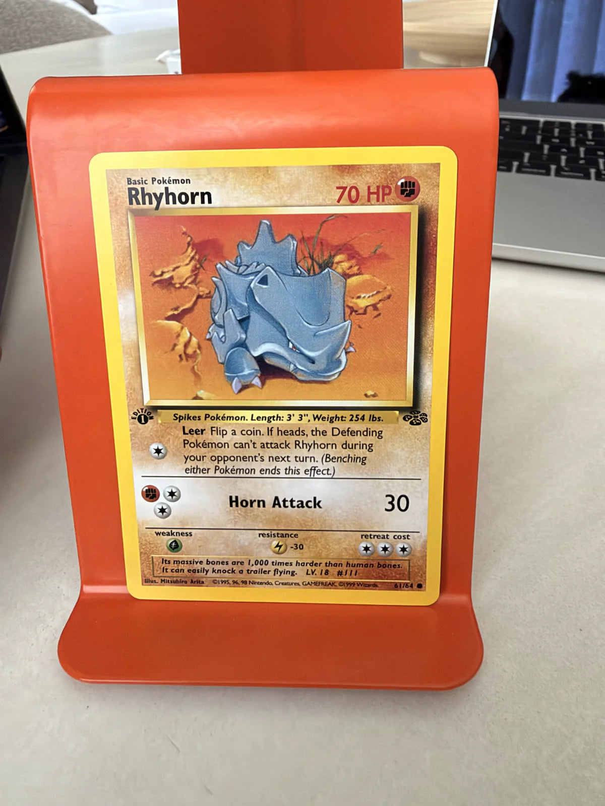 Rhyhorn 61 · Jungle - 1st Edition Vintage