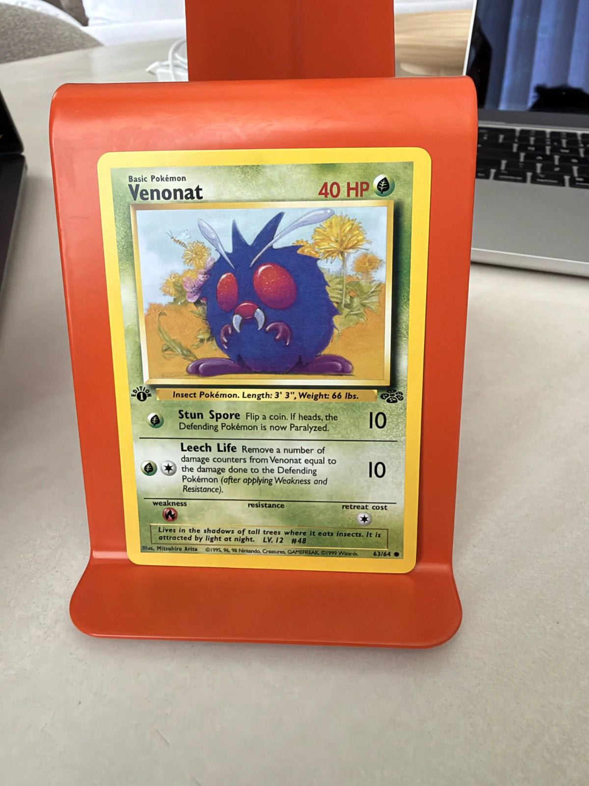 Venonat 63 · Jungle - 1st Edition Vintage