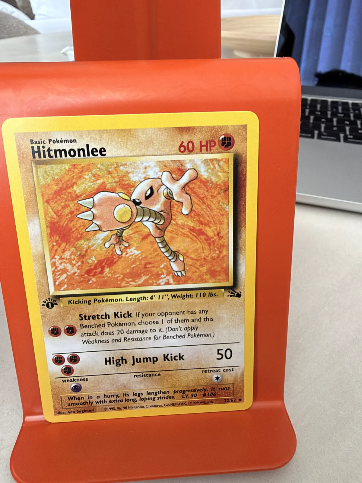 Hitmonlee 22 · Fossil - 1st Edition Vintage