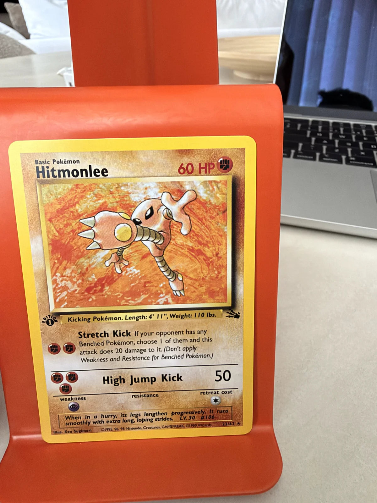 Hitmonlee 22 · Fossil - 1st Edition Vintage