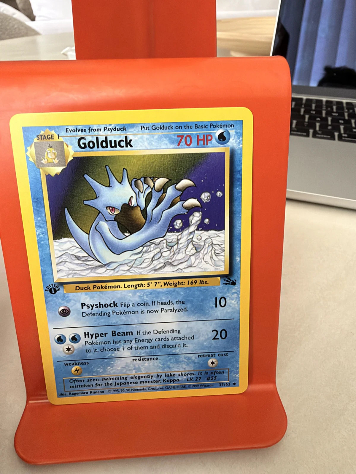 Golduck 35 · Fossil - 1st Edition Vintage
