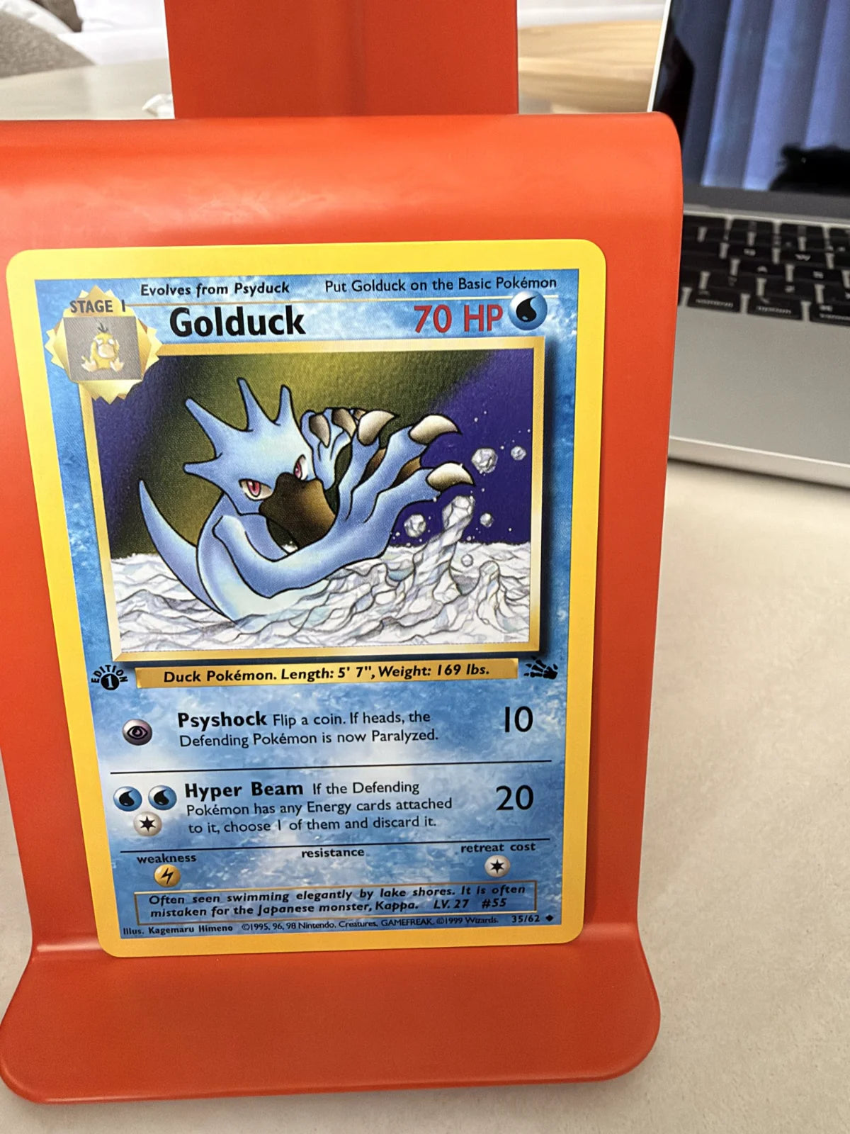 Golduck 35 · Fossil - 1st Edition Vintage