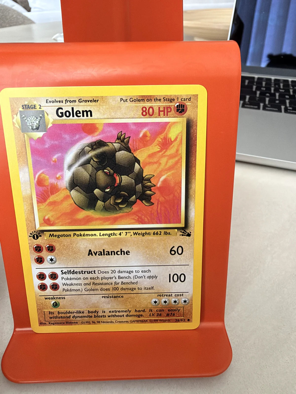 Golem 36 · Fossil - 1st Edition Vintage