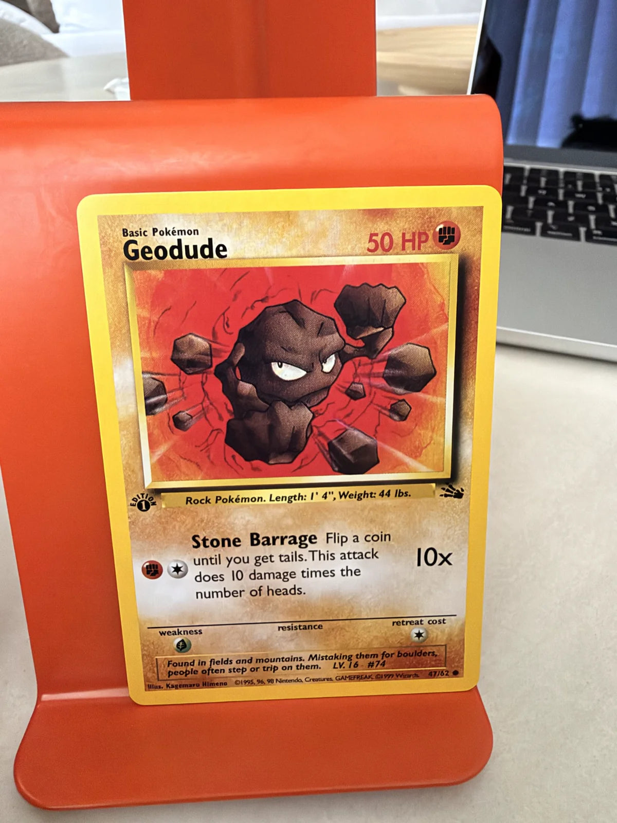 Geodude 47 · Fossil - 1st Edition Vintage