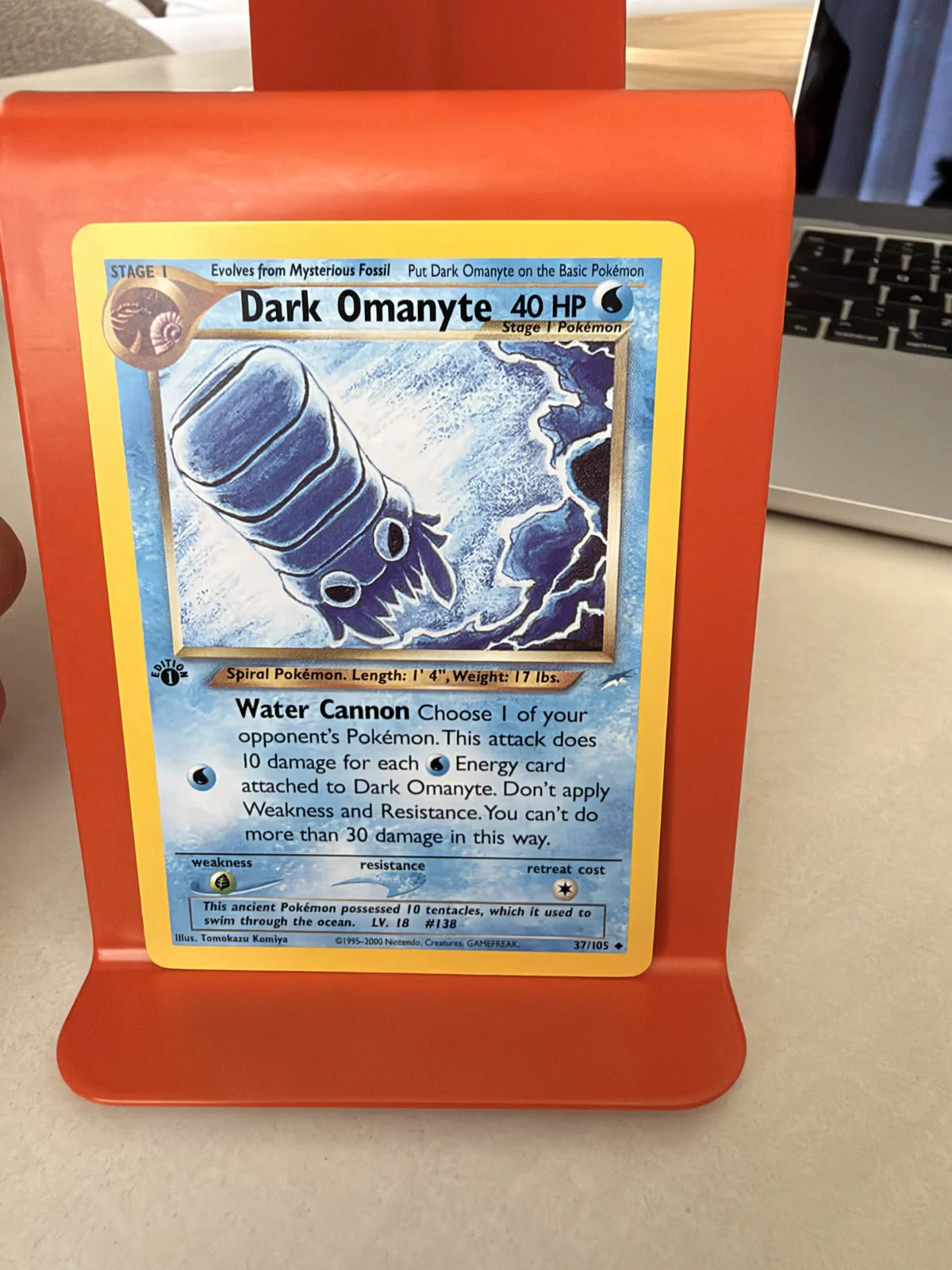 Dark Omanyte 37 · Neo Destiny - 1st Edition Vintage