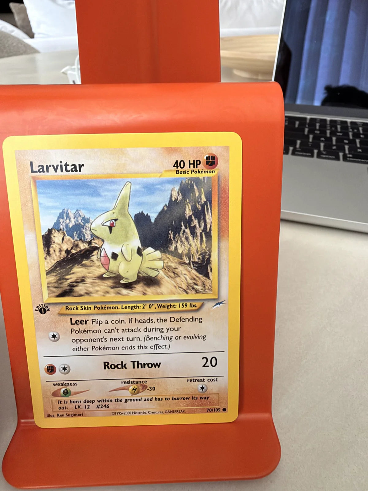Larvitar 70 · Neo Destiny - 1st Edition Vintage