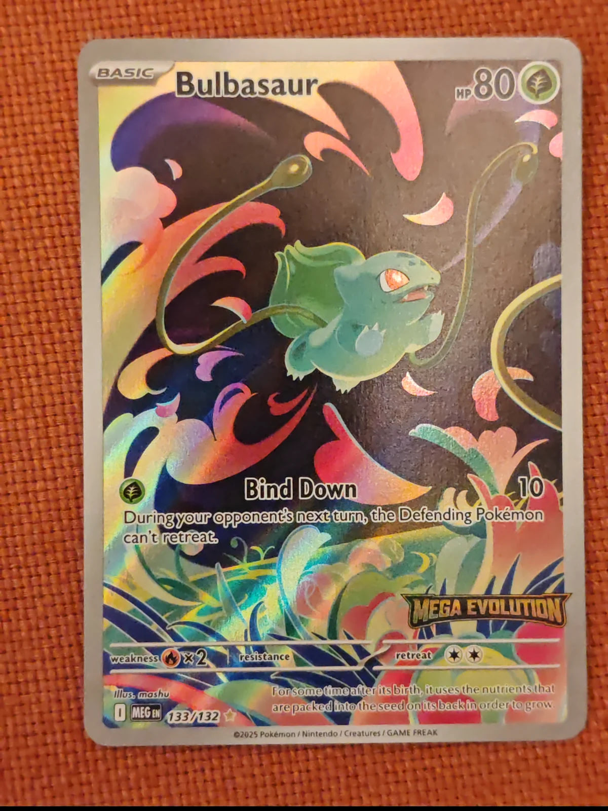 Bulbasaur (Mega Evolution Stamped) 133/132 (Mega Evolution Promos)