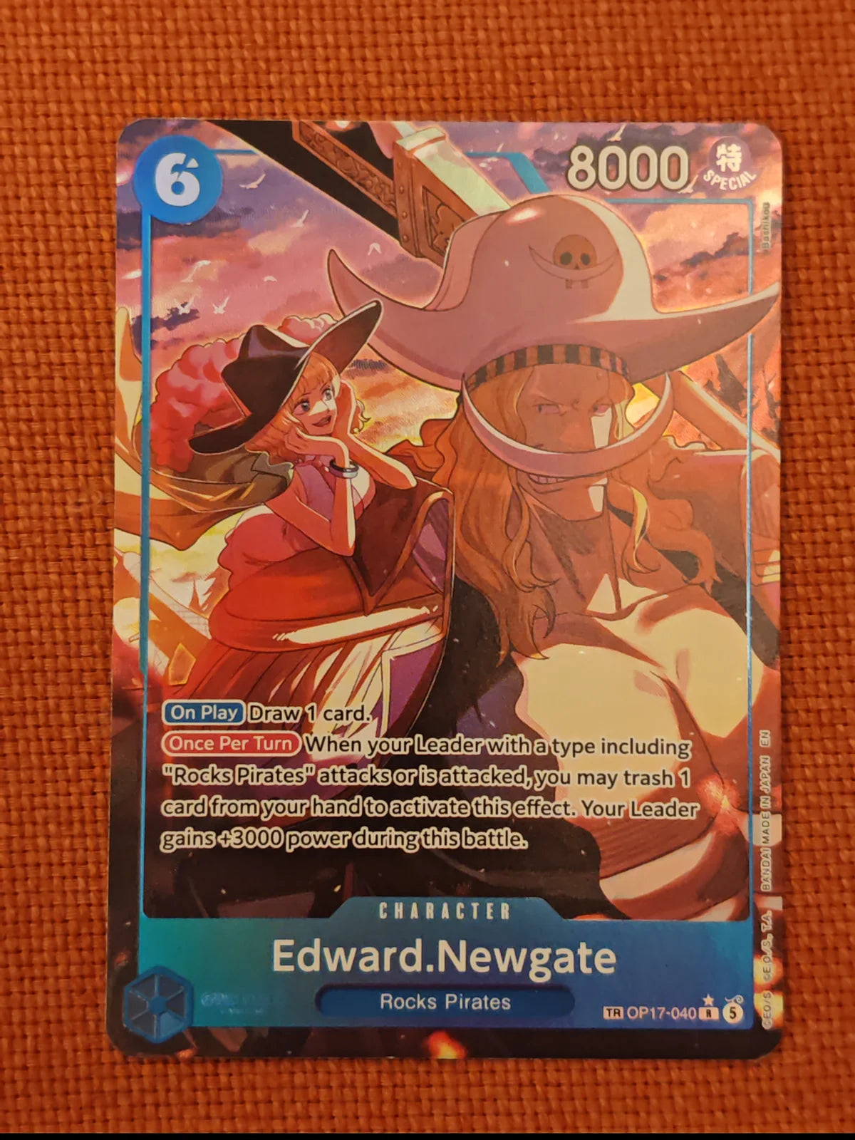 Edward.Newgate (040) (TR) OP17-040 (The World's Strongest Warriors)