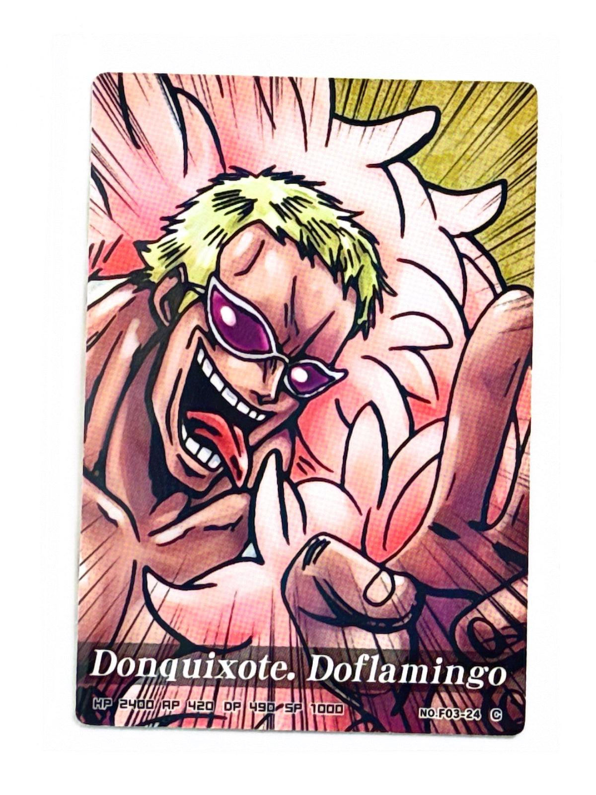 Donquixote Doflamingo - One Piece AR Carddass - 2011 - NO.F03-24 C