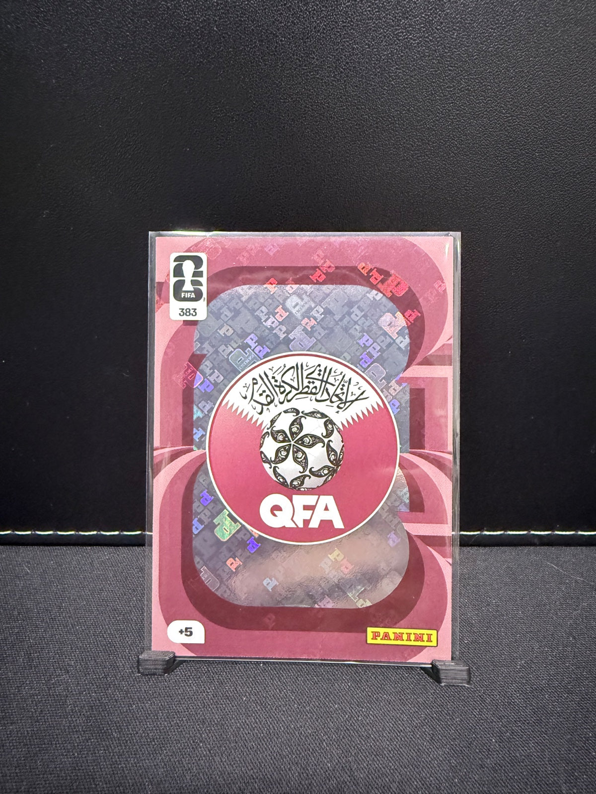 Panini Adrenalyn XL FIFA World Cup 2026 #383 Qatar Team Crest