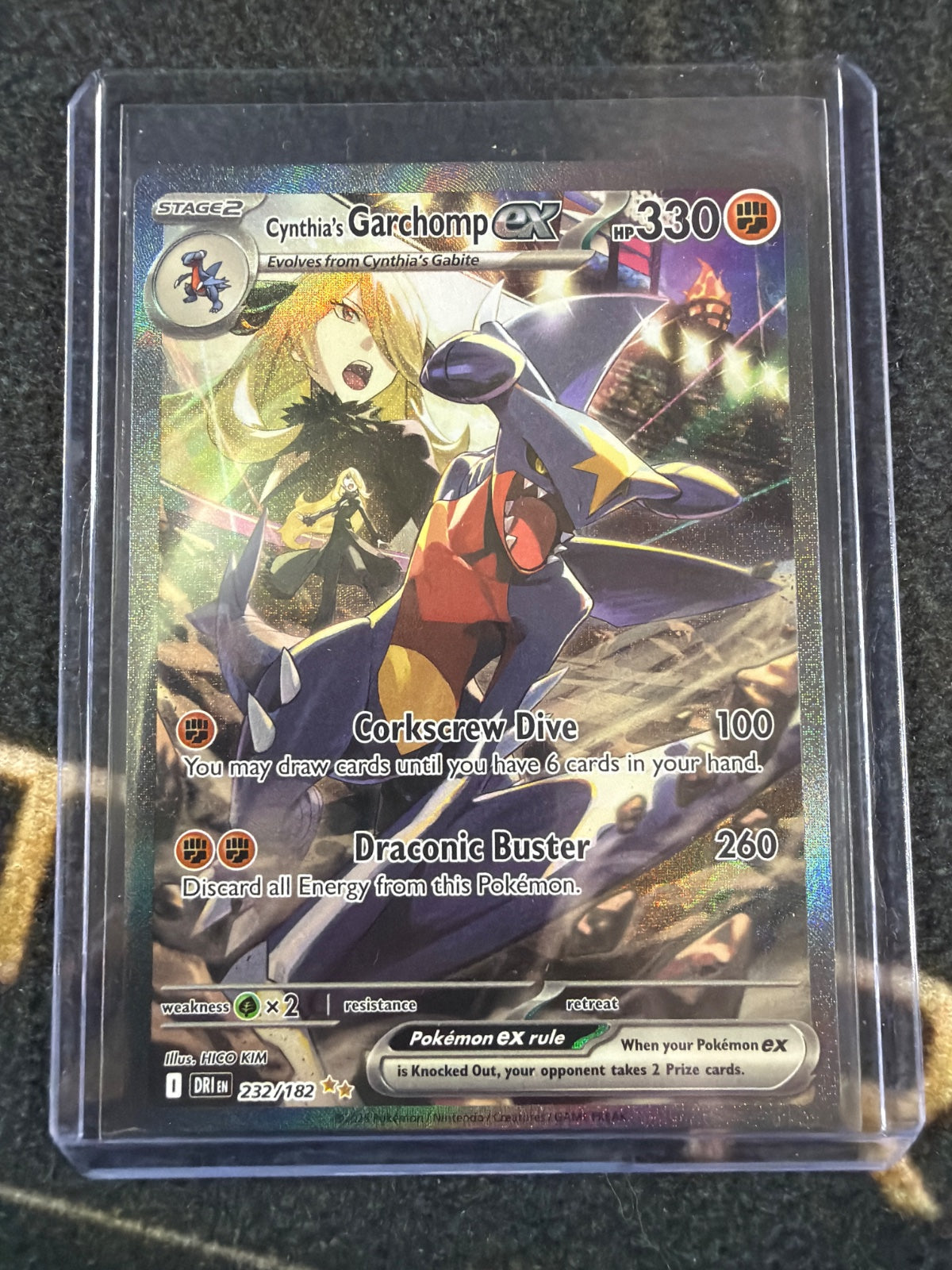 Cynthia's Garchomp ex 232/182 (Destined Rivals)