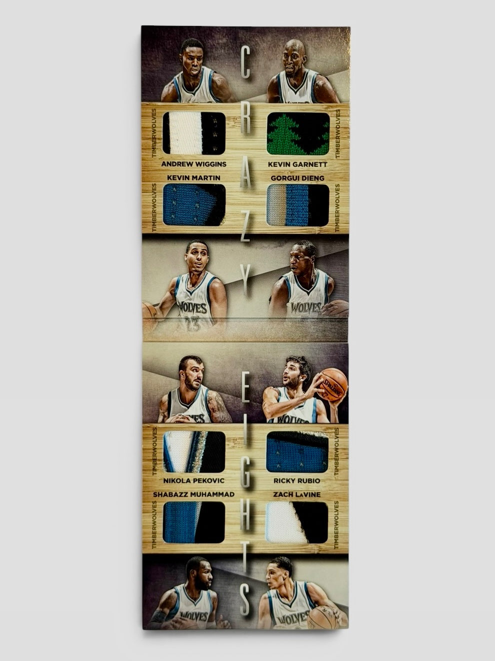 2014-15 Panini Preferred Crazy Eight Minnesota Timberwolves /25
