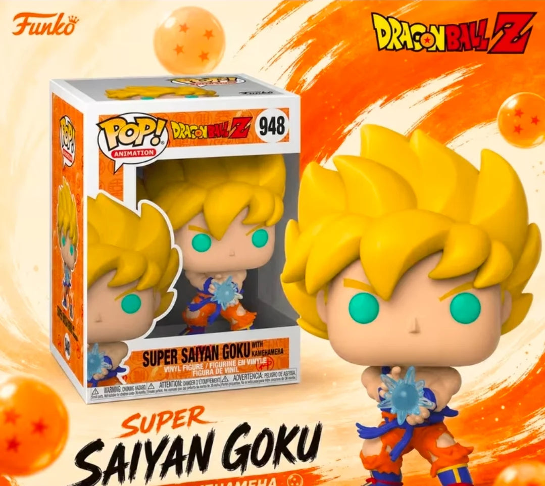 FUNKO POP! SUPER SAIYAN GOKU WITH KAMEMEHA