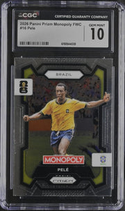 2026 Panini Prizm Monopoly FWC #16 Pelé CGC10 Only One