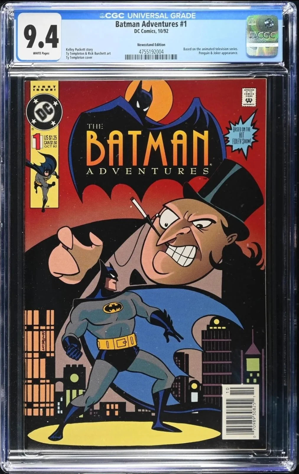 Batman Adventures #1 (DC Comics, 1992) CGC 9.4