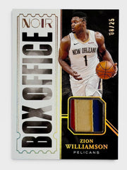 2020-21 Panini Noir Zion Williamson Box Office /25