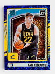 2024-25 Panini Optic Donruss Kyle Filipowski Rated Rookie Blue Sparkle /180
