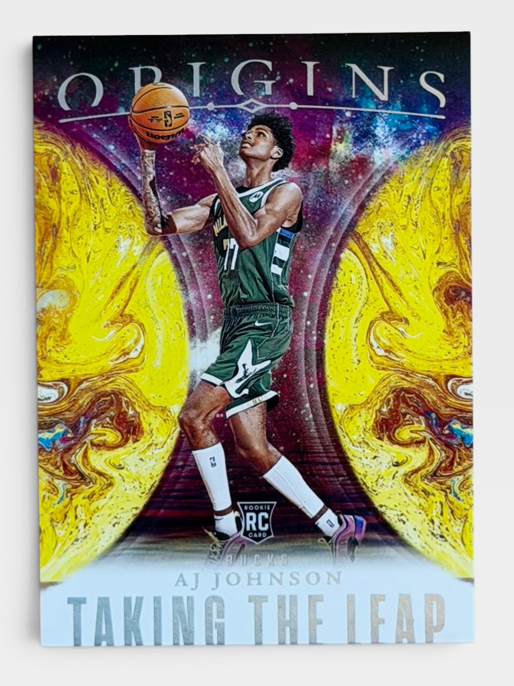 2024-25 Panini Origins AJ Johnson Taking The Leap