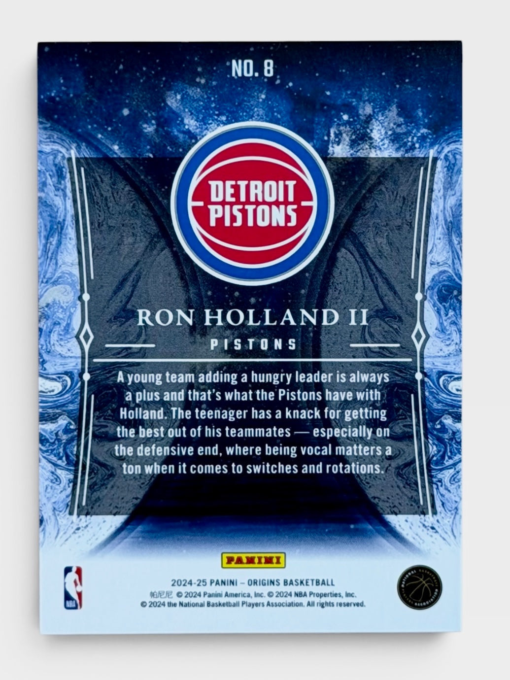 2024-25 Panini Origins Ron Holland Ii Taking The Leap Pink /99