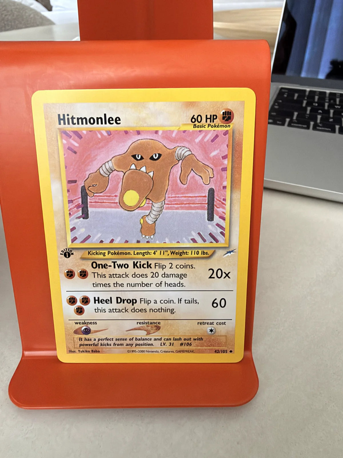 Hitmonlee 42 · Neo Destiny - 1st Edition Vintage