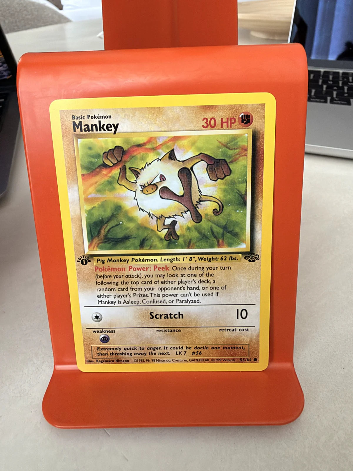 Mankey 55 · Jungle - 1st Edition Vintage